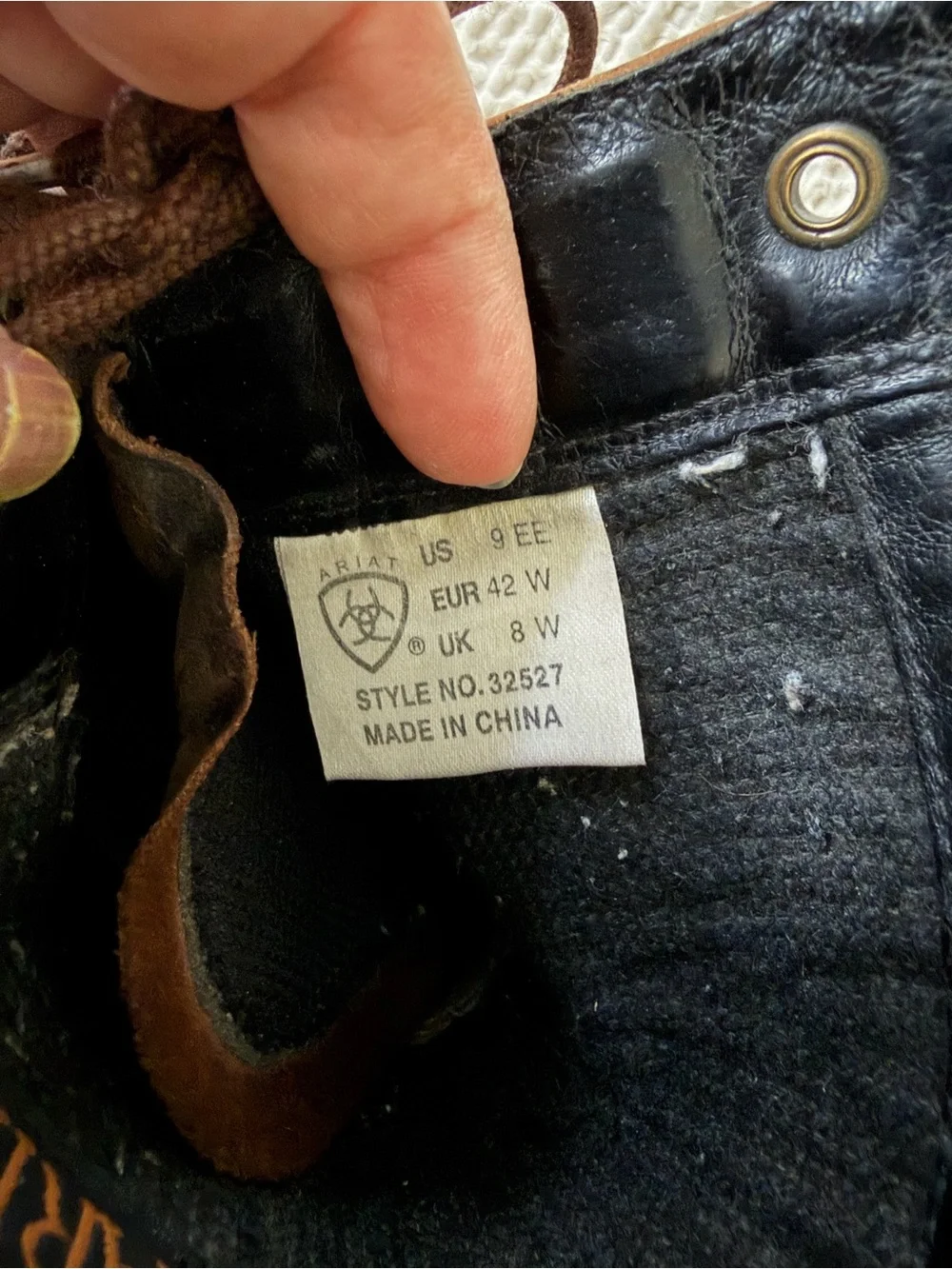 Ariat sturdy leather